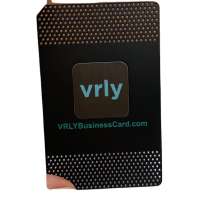 Programable Glossy / Matt  Metal NFC Business Name Card