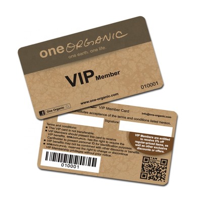 Customized Printing Plastic PVC VIP Card Membership Card