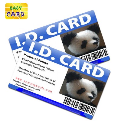 Plastic PVC Inkjet printable smart rfid id card maker