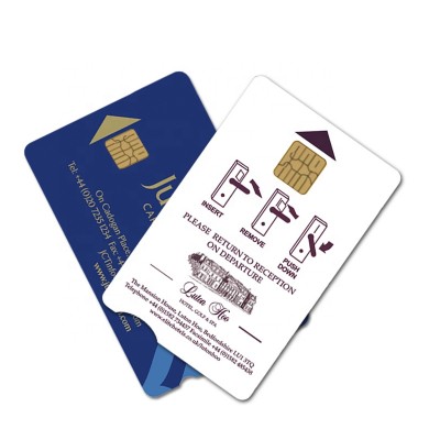 Customized printing plastic SLE4442/ SLE5542/FM4442/ AT24C02/AT24C04 rfid contact smart chip cards