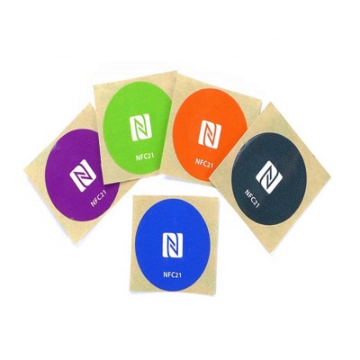 Customized Printing 13.56MHz  NT 215 rfid sticker tags