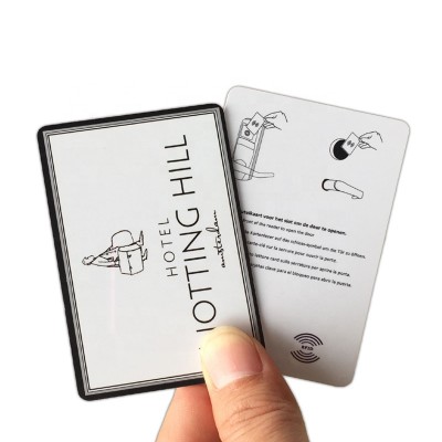 Customized printing contactless rfid smart lock door card for hotel access control system