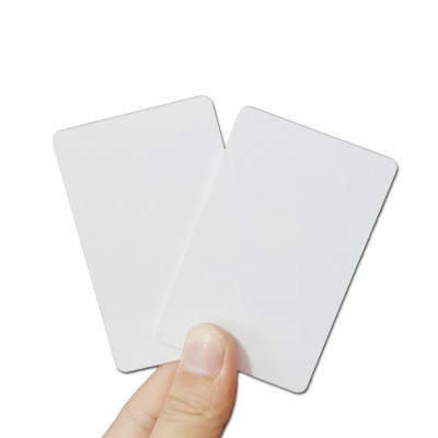 CR80 30mil Credit visa Card Size Blank Plain White PVC plain plastic cards