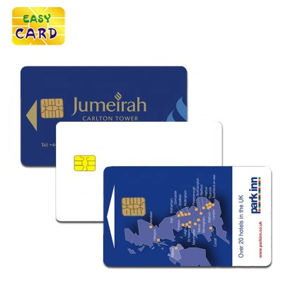 High quality customized printing plastic PVC contact atm chip memory card