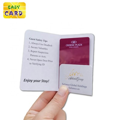 Custom artwork printing 250 GSM 300GSM art papers hotel key card holder